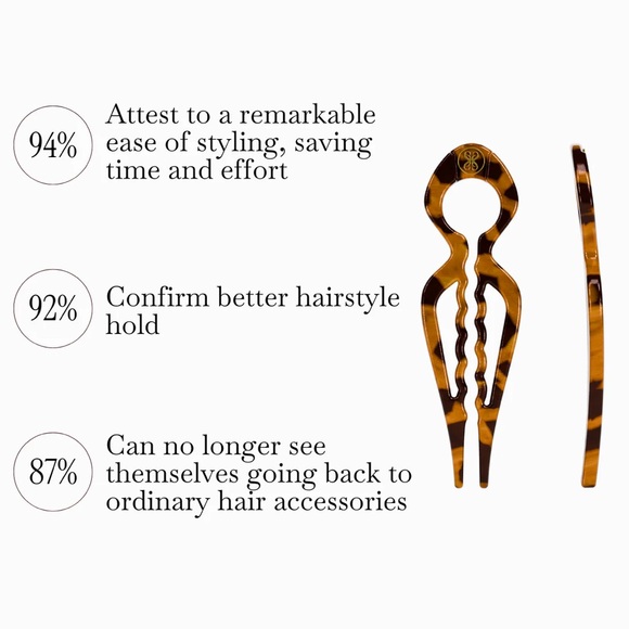 LIALYS Prestige Hairpins - Tortoise Brown - Picture 5 of 6